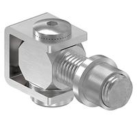 STEINBACHER© | Cerniera per cancello in acciaio inox con manicotto filettato M20, da saldare, V2A