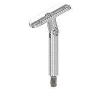 STEINBACHER© | supporto corrimano in acciaio inox, snodo, piastra 42,4 mm, altezza 78 mm, V2A