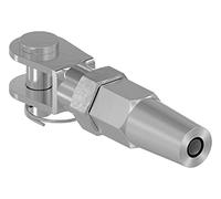 STEINBACHER© | terminale a forcella in acciaio inox per fune Ø5mm, V4A