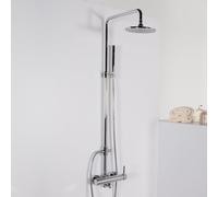Steinberg 100 colonna doccia con miscelatore, miscelatore monocomando, 100 2760, 100 cromo [Rubinetteria Bagno > Colonne Doccia]