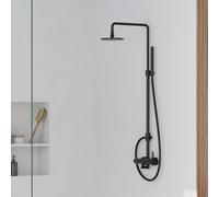 Steinberg 100 colonna doccia con miscelatore, miscelatore monocomando, 100 2760 S, 100 nero opaco [Rubinetteria Bagno > Colonne Doccia]