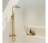Steinberg 100 colonna doccia con termostatico, 100 2721 BG, 100; 170 oro spazzolato [Rubinetteria Bagno > Colonne Doccia]