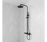 Steinberg 100 colonna doccia con termostatico, 100 2721 S, 100; 170 nero opaco []