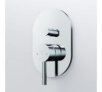 Steinberg 100 miscelatore monocomando, per vasca e doccia, 100 2103 3, 100 cromo [Rubinetteria Bagno > Rubinetteria Doccia]