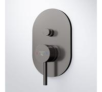 Steinberg 100 miscelatore monocomando, per vasca e doccia, 100 2103 3 BGM, 100 gunmetal spazzolato [Rubinetteria Bagno > Rubinetteria Doccia]