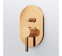 Steinberg 100 miscelatore monocomando, per vasca e doccia, 100 2103 3 RG, 100 oro rosa [Rubinetteria Bagno > Rubinetteria Doccia]