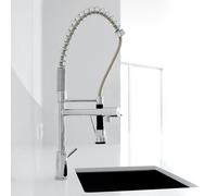 Steinberg Série 100 robinet de cuisine, avec douchette, saillie 156mm, pivotant, 1001480, 1001480, Colorazione: cromo