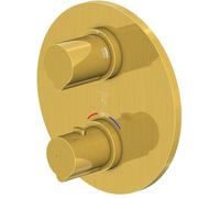 Steinberg 100 rubinetto per vasca e doccia da incasso con termostato oro 10041333BG