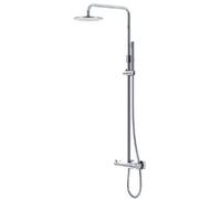 Steinberg 100 set doccia a parete con termostato con soffione cromo 1002721