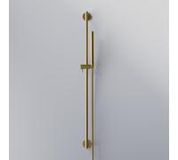 Steinberg 100 set doccia con asta saliscendi, 1 tipo di getto, 100 1601 BG, 100; 250 oro spazzolato [Rubinetteria Bagno > Set Doccia]