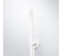 Steinberg 100 set doccia con presa d'acqua e supporto, 1 tipo di getto, 100 1670 W, 100; 250 bianco opaco [Rubinetteria Bagno > Set Doccia]