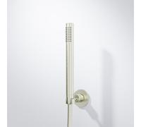 Set di doccette Steinberg Serie 100, doccetta a barra, supporto a parete, 1001650, Colorazione: Nichel spazzolato - 1001650BN