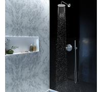 Steinberg 100 sistema doccia da incasso con termostatico, 100 1122, 100 cromo []