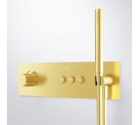 Steinberg 120 termostatico, per doccia, 390 4232 2 BG, 120; 135; 160; 180; 200; 205; 240; Sensual Rain oro spazzolato [Rubinetteria Bagno > Rubinetteria Doccia]