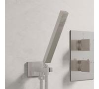 Steinberg 135 set doccia con presa d'acqua e supporto, 1 tipo di getto, 135 1670 BN, 135; 160; 240 nichel spazzolato [Rubinetteria Bagno > Set Doccia]