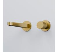 Miscelatore per lavabo a parete Steinberg Serie 171, sporgenza 190 mm, incasso, 1711814, Colorazione: Oro spazzolato