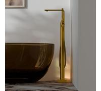 Steinberg 230 rubinetto vasca, installazione a pavimento, miscelatore monocomando, 230 1163 2 BG, 230 oro spazzolato [Rubinetteria Bagno > Rubinetteria Vasca]