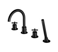 Steinberg 250 rubinetto bordo vasca, miscelatore a due comandi, 250 2400 S, 250 nero opaco [Rubinetteria Bagno > Rubinetteria Vasca]