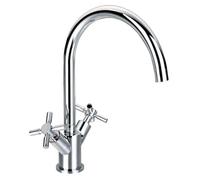 Rubinetto da cucina Steinberg serie 250, due maniglie, girevole, sporgenza 201 mm, 2501400 - 2501400