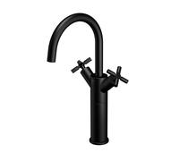 Steinberg 250 rubinetto lavabo con corpo del rubinetto rialzato, 250 1550 S, 250 nero opaco [Rubinetteria Bagno > Rubinetteria Lavabo]