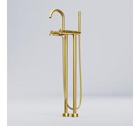 Steinberg 250 rubinetto vasca a pavimento, miscelatore a due comandi, 250 1162 BG, 250 oro spazzolato [Rubinetteria Bagno > Rubinetteria Vasca]