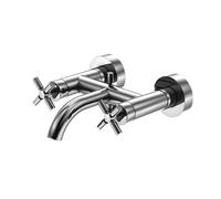 Miscelatore per vasca Steinberg serie 250, montaggio esterno, due maniglie, 2 utenze, sporgenza 203 mm, 2501100, Colorazione: cromo - 2501100