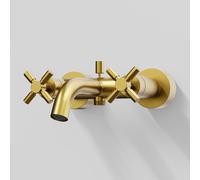 Steinberg 250 rubinetto vasca esterno, miscelatore a due comandi, 250 1100 BG, 250 oro spazzolato [Rubinetteria Bagno > Rubinetteria Vasca]