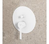 Steinberg Miscelatore per vasca/doccia 26021033W, kit montaggio pronto, incasso, 2 utenze, Bianco