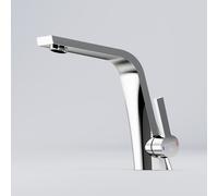 Miscelatore per lavabo Steinberg serie 260, con scarico a scomparsa, sporgenza 158 mm, 26010001, Colorazione: cromo - 26010001