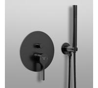 Steinberg 280 miscelatore monocomando, per vasca e doccia, 280 2103 3 S, 280 nero opaco [Rubinetteria Bagno > Rubinetteria Doccia]