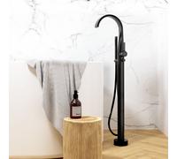 Steinberg 280 rubinetto vasca a pavimento, miscelatore monocomando, 280 1162 S, 280 nero opaco [Rubinetteria Bagno > Rubinetteria Vasca]