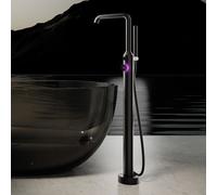 Steinberg 310 rubinetto vasca a pavimento, miscelatore monocomando, 310 1162 S, 310 nero opaco [Rubinetteria Bagno > Rubinetteria Vasca]