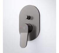 Steinberg 340 miscelatore monocomando, per vasca e doccia, 340 2103 3 BGM, 340 gunmetal spazzolato [Rubinetteria Bagno > Rubinetteria Doccia]