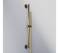 Steinberg 340 set doccia con asta saliscendi, 1 tipo di getto, 340 1600 BG, 340 oro spazzolato [Rubinetteria Bagno > Set Doccia]