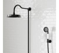 Steinberg Série 350 Système de douche, set complet avec thermostat, 3502721S, 3502721S, Colorazione: nero