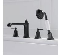 Steinberg 350 rubinetto bordo vasca, miscelatore a due comandi, 350 2400 S, 350 nero opaco [Rubinetteria Bagno > Rubinetteria Vasca]