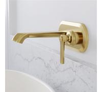 Miscelatore per lavabo Steinberg Serie 350, set premontato, sporgenza 180 mm, 35018543, Colorazione: Oro spazzolato