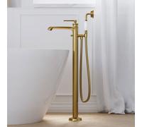 Steinberg 350 rubinetto vasca a pavimento, miscelatore monocomando, 350 1162 BG, 350 oro spazzolato [Rubinetteria Bagno > Rubinetteria Vasca]