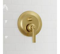 Miscelatore per vasca/doccia Steinberg Serie 350, set pronto per il montaggio, 2 utenze, con deviatore, 35021033, Colorazione: Oro spazzolato