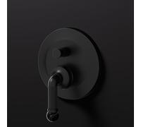 Steinberg 355 Metamorphosis by Daniele Daminelli rubinetto doccia da incasso, miscelatore monocomando, 355 2103 3 S, 355 Metamorphosis by Daniele Daminelli nero opaco [Rubinetteria Bagno > Rubinetteri