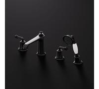 Steinberg 355 Metamorphosis rubinetto bordo vasca, miscelatore a due comandi, 355 2400 S, 355 Metamorphosis; 350 nero opaco [Rubinetteria Bagno > Rubinetteria Vasca]