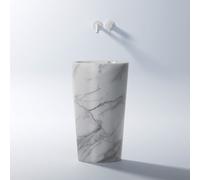 Steinberg Série 540 Lavabo sur pied, en îlot, sans trop-plein, 530x350x900mm, 540650052, 540650052