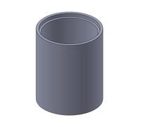 Steinberg 911/912 ricambio manicotto per deviatore per rubinetto doccia da incasso, 912 4369 BGM, 911; 912 gunmetal spazzolato [Rubinetteria Bagno > Ricambi Rubinetteria Bagno]