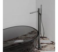 Steinberg 911 rubinetto vasca lavabo con struttura a nido d’ape, installazione a pavimento miscelatore monocomando, 911 1162 BGM, 911 gunmetal spazzolato [Rubinetteria Bagno > Rubinetteria Vasca]