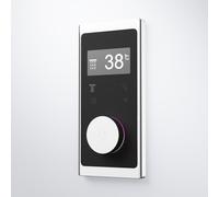 Steinberg iFlow rubinetto doccia da incasso con termostatico elettronico, 390 4645, iFlow nero/cromo [Rubinetteria Bagno > Rubinetteria Doccia]