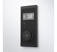 Steinberg iFlow rubinetto doccia da incasso con termostatico elettronico, 390 4645 S, iFlow nero/nero opaco [Rubinetteria Bagno > Rubinetteria Doccia]