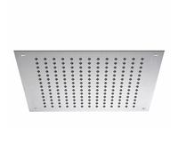Soffione Steinberg Relax Rain, montaggio a soffitto, Easy-Clean, 450x450mm, 39064, Colorazione: acciaio inossidabile spazzolato - 3906413