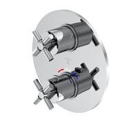 Steinberg Série 250 robinetterie de douche/bain, set de montage final, encastré, trois consommateurs, 25041233, 25041233