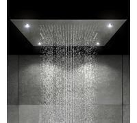 Steinberg Sensual Rain set di soffioni doccia, 3 tipi di getto, 390 6832, Sensual Rain acciaio inox levigato [Rubinetteria Bagno > Soffioni Doccia]