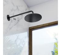 Steinberg Sensual Rain soffione doccia, 1 tipo di getto, 100 7910 S+100 1686 S, Sensual Rain; 100; 170; 250; Crystal nero opaco [Rubinetteria Bagno > Soffioni Doccia]